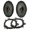 Kicker KSC6704, 6.5 tums koaxialhögtalare, par