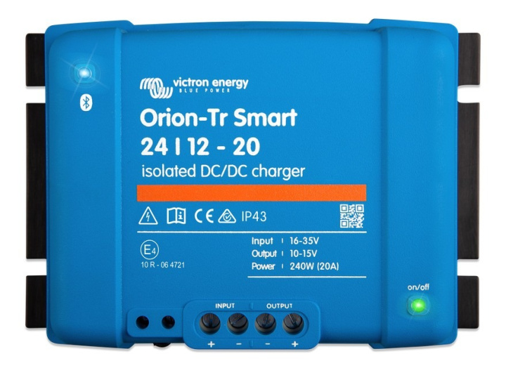Victron Orion-Tr Smart DC-DC-laddare, 24V in 12V ut, isolerad 20A i gruppen Tillbehör / Batteriladdare hos CD Bilradio (421VOTR241220I)