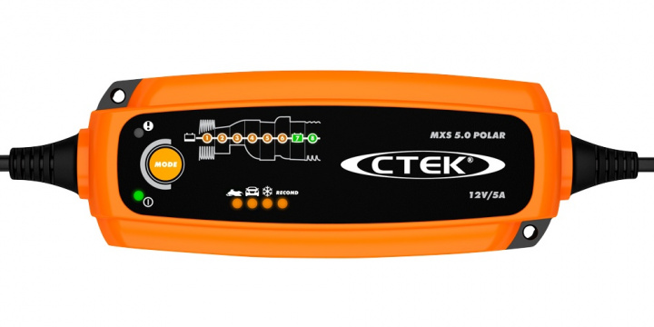 CTEK MXS 5.0 Polar Edition, batteriladdare anpassad för kalla klimat i gruppen Tillbehör / Batteriladdare hos CD Bilradio (42256855)