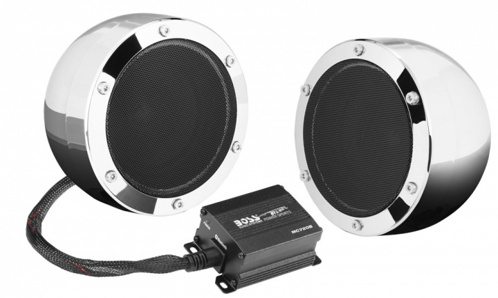 Boss Kromade Bluetooth-högtalare till ATV/MC i gruppen Högtalare / ATV/UTV och MC-högtalare hos CD Bilradio (530MC720B)