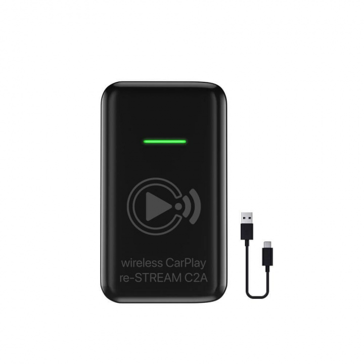 re-STREAM C2A, trådlös Apple CarPlay-adapter i gruppen Bilstereo / Tillbehör / Universala tillbehör hos CD Bilradio (560RESTREAMC2A)