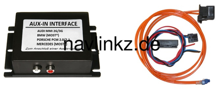 AUX adapter till Audi, BMW, Mercedes, Porsche MMi3 High/basic, i gruppen Modellanpassat / Mercedes / CL-Klass / 2006-2014 (C216) hos CD Bilradio (668AUX110)