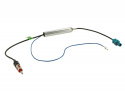 Antennaadapter Fakra(m) till DIN(m), 12V phantom