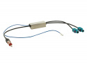 FAKRA till DIN antennadapter, 12V phantom