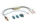 Antennaadapter Fakra till DIN, 12V phantom