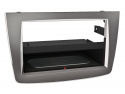 2-DIN Monteringsram Inbay Alfa Romeo Mito, silver