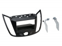 Monteringsram 2-DIN Ford C-MAX/Kuga, matt svart