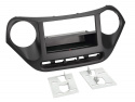 Facia-platta 2-DIN Hyundai i10, svart