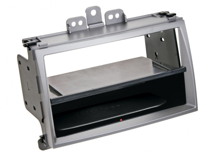 INBAY Monteringsram 2-DIN Hyundai i20, silver i gruppen Modellanpassat / Hyundai / i20 / i20 2009-2014 hos CD Bilradio (700241143202)