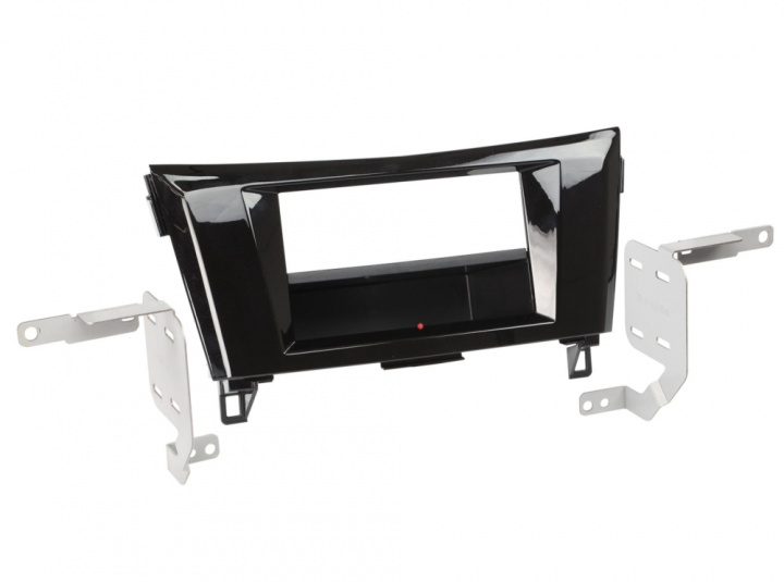 Monteringsram 2-DIN Nissan Qashqai/X-Trail, piano black i gruppen Modellanpassat / Nissan / X-trail / X-Trail 2014-> hos CD Bilradio (700241210171)