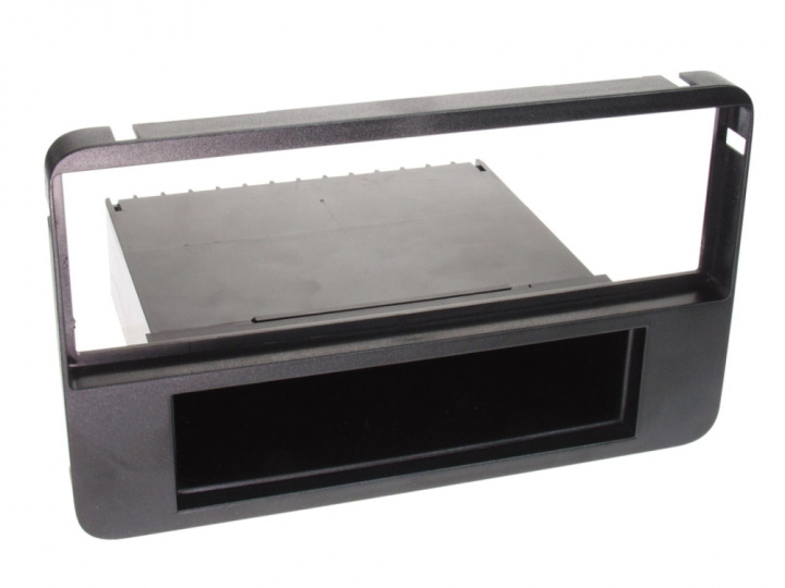 Monteringsram 1-DIN med prylfack Alfa 159/Brera/Spider, svart i gruppen Modellanpassat / Alfa Romeo / Alfa Romeo Brera hos CD Bilradio (70028100106)
