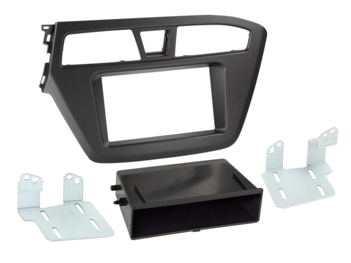 Monteringsram 2-DIN Hyundai i20, med prylfack i gruppen Modellanpassat / Hyundai / i20 / i20 2015-> hos CD Bilradio (700281143271)