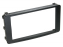 Monteringsram 2-DIN Mitsubishi Lancer/Outlander, svart
