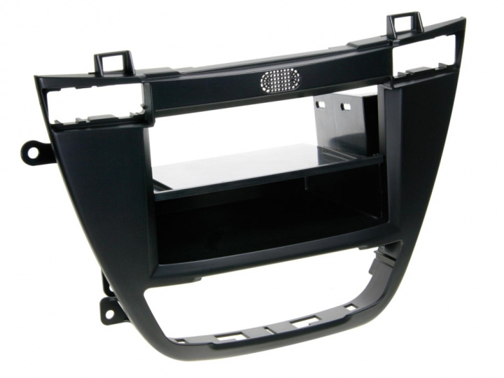 Monteringsram 2-DIN med prylfack, Opel Insignia 2008-2013, svart i gruppen Modellanpassat / Opel / Insignia / Insignia 2008- hos CD Bilradio (700281230221)