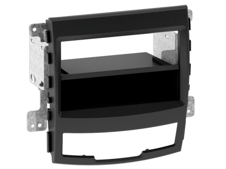 Monteringsram 2-DIN Ssangyong Korando, svart i gruppen Modellanpassat / Ssangyong / Korando / 2010-2013 (C200) hos CD Bilradio (70028127505)