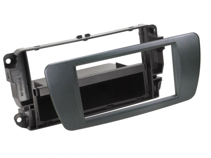 Monteringsram 2-DIN med prylfack Seat Ibiza, azabache svart i gruppen Modellanpassat / Seat / Ibiza / 2012-2015 (Facelift) hos CD Bilradio (700281328061)
