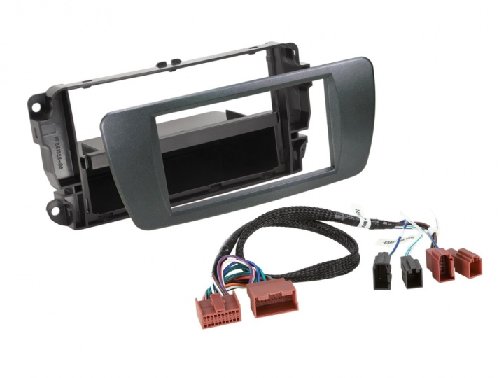 Monteringsram 2-DIN Seat Ibiza, Galway Grey i gruppen Modellanpassat / Seat / Ibiza / 2012-2015 (Facelift) hos CD Bilradio (700281328081)