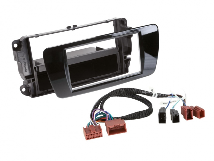 Monteringsram 2-DIN med prylfack Seat Ibiza i gruppen Modellanpassat / Seat / Ibiza / 2012-2015 (Facelift) hos CD Bilradio (700281328084)