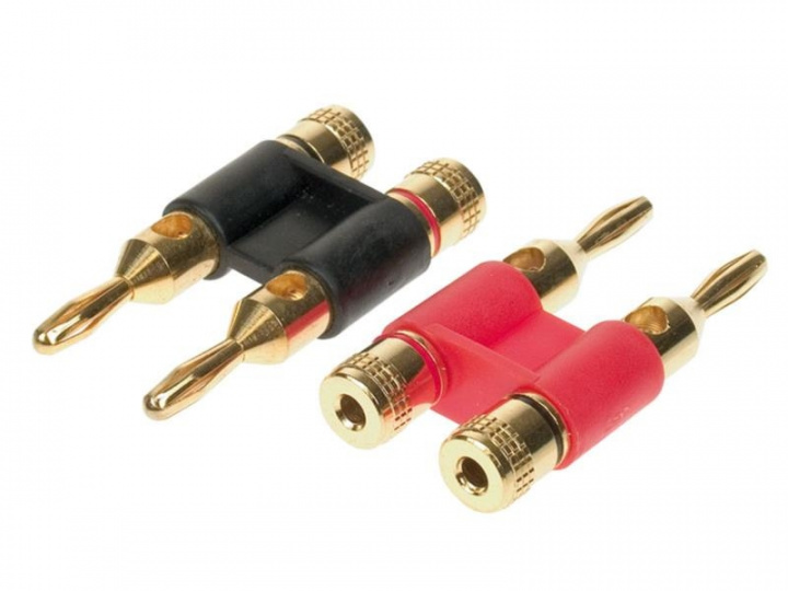 Banana-kontakt 1 röd/1 svart 4-6 mm² i gruppen Nyheter hos CD Bilradio (70030407002)
