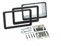 Monteringsram 2-DIN Alfa 159/Brera/Spider, svart
