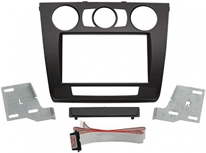 Monteringsram BMW 1-serie E87 2-din manuell AC i gruppen Modellanpassat / BMW / BMW 1-serie / BMW 1-serie 2004-2011 (E81/E82/E87/E88) hos CD Bilradio (700381023071)