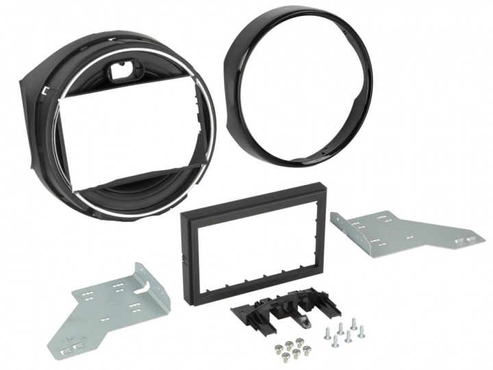 Monteringsram 2-DIN BMW Mini, svart i gruppen Modellanpassat / BMW / BMW Mini / BMW Mini 2007- hos CD Bilradio (70038102315)