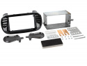 Monteringsram 2-DIN Fiat 500, piano black