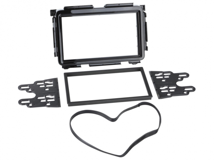 Monteringsram 2-DIN Honda HR-V, svart i gruppen Modellanpassat / Honda / FR-V / FR-V 2004-> hos CD Bilradio (70038113021)
