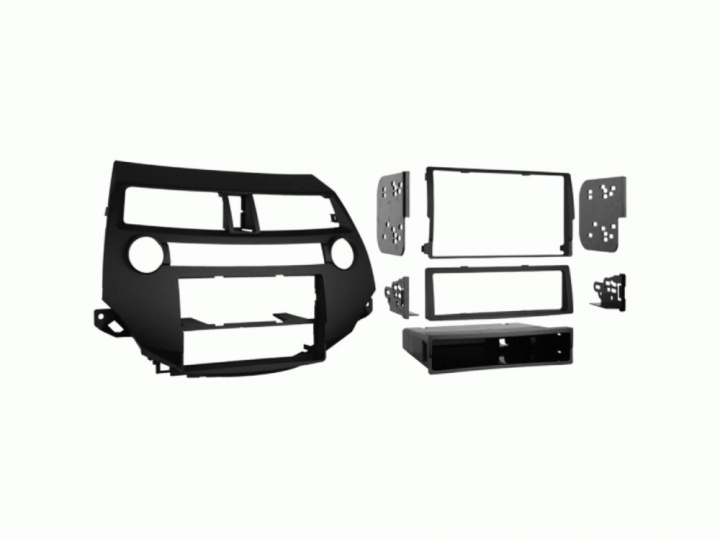 Monteringsram 2-DIN med prylfack Honda Accord/Crosstour i gruppen Modellanpassat / Honda / Accord / Accord 2009-2012 hos CD Bilradio (700381130261)