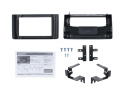 Monteringsram 2-DIN Honda Civic, svart