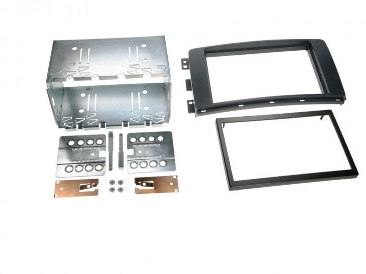 Monteringsram 2-DIN Smart ForTwo/ForFour, svart i gruppen Modellanpassat / Smart / ForFour / 2004-2006 (W454) hos CD Bilradio (70038119026)