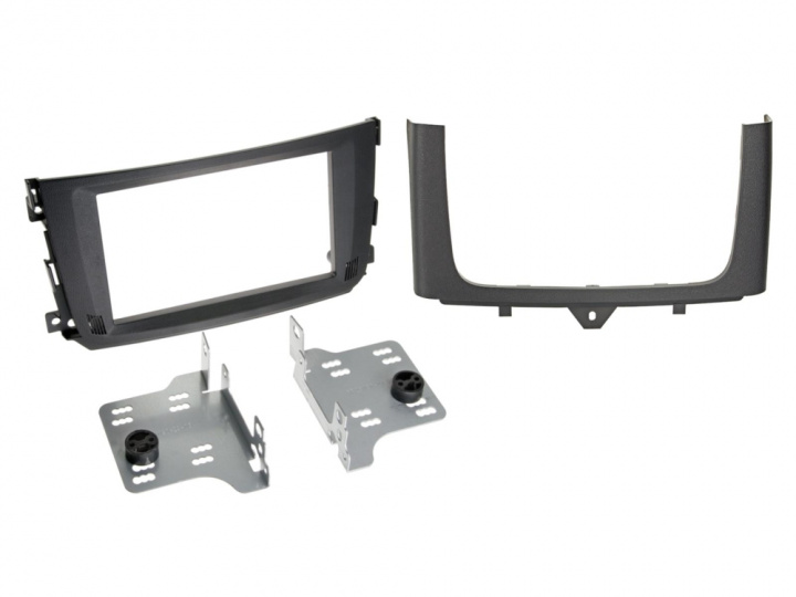 Monteringsram 2-DIN Smart Fortwo 2010-2015 i gruppen Modellanpassat / Smart / ForTwo / 2014-2019 (C453/A453) hos CD Bilradio (700381190491)