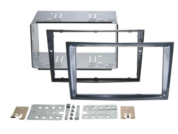 Monteringsram 2-DIN Opel stealth-black i gruppen Modellanpassat / Opel / Zafira / Zafira 2005- hos CD Bilradio (700381230242)