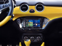 Monteringsram 2-DIN Opel Adam/Corsa E, piano black