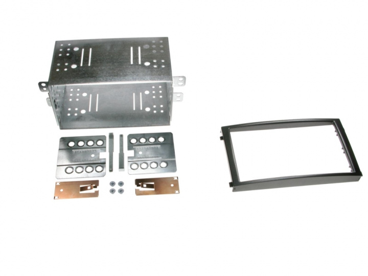 Monteringsram 2-DIN Ssangyong Rexton II, svart i gruppen Modellanpassat / Ssangyong / Rexton / 2017-2020 (Y400) hos CD Bilradio (70038127502)