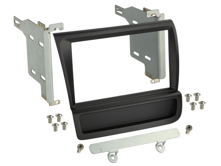 Monteringsram 2-DIN Audi R8, svart i gruppen Modellanpassat / Audi / Audi R8 / Audi R8 2007- hos CD Bilradio (700381320201)