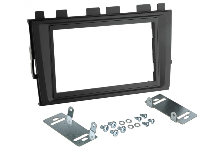 Monteringsram 2-DIN VW Polo/T6.1, svart i gruppen Nyheter hos CD Bilradio (700381320371)