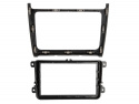 Monteringsram 2-DIN VW Polo 2014-2017, piano black