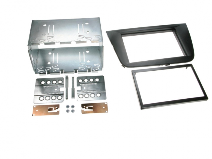 Monteringsram 2-DIN Seat Toledo/Altea, svart i gruppen Modellanpassat / Seat / Toledo / 2004-2009 (5P) hos CD Bilradio (70038132844)