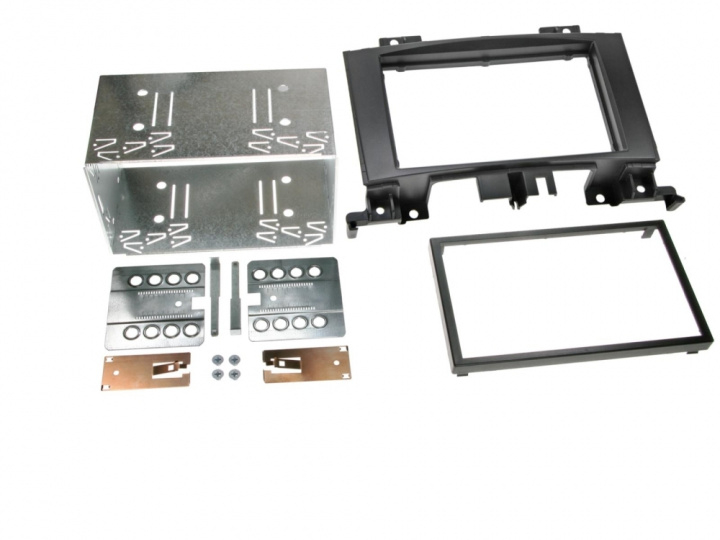 Monteringsram 2-DIN Mercedes/VW gummiyta i gruppen Modellanpassat / Volkswagen / Crafter / 2006-2010 hos CD Bilradio (70039119027)