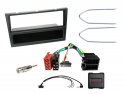 1-DIN Installationskit med prylfack Opel svart
