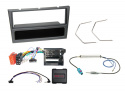1-DIN Installationskit med prylfack Opel, charcoal