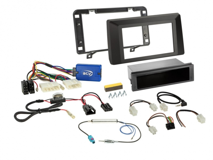 Installationskit 1/2-DIN Dacia Duster 2021-2024 i gruppen Modellanpassat / Dacia hos CD Bilradio (700611250211)
