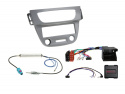 1-DIN Installationskit Renault Megane/Fluence grå