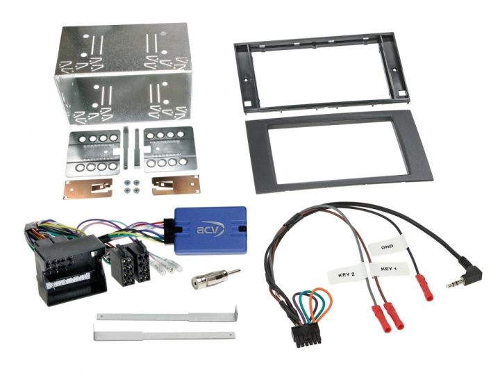 2-DIN Kit Ford svart SWC/CAN Bus/antenn i gruppen Modellanpassat / Ford / Fusion / Ford Fusion 2006-2012 hos CD Bilradio (700621114151)