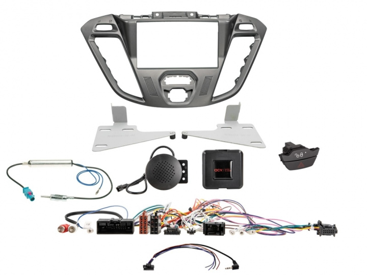 2-DIN Kit Ford Custom 2012-2016, phoenix silver i gruppen Modellanpassat / Ford / Transit Custom / Transit Custom 2012-> hos CD Bilradio (700621114264)