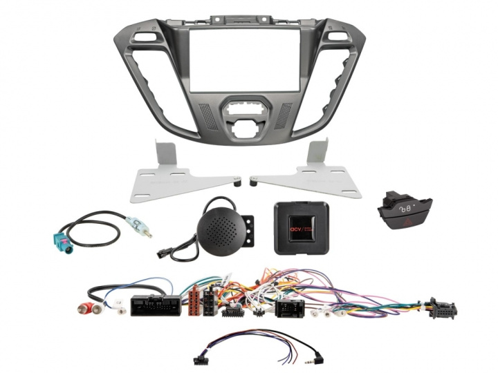 2-DIN Kit Ford Custom 2012-2016, phoenix silver i gruppen Modellanpassat / Ford / Transit Custom / Transit Custom 2012-> hos CD Bilradio (700621114267)