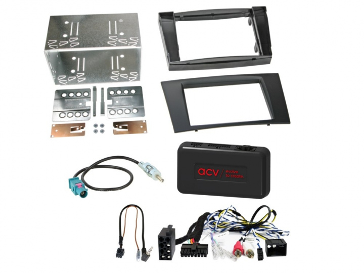 2-DIN Installationskit Mercedes CLS/E-Klass i gruppen hos CD Bilradio (700621190281)