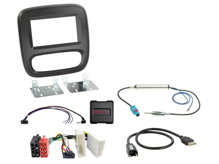 Monteringsram 2-DIN Fiat/Nissan/Opel/Renault i gruppen Modellanpassat / Renault / Trafic / 2020-> hos CD Bilradio (700621230161)