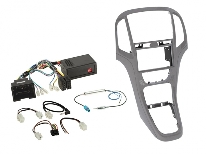 ACV Installationskit 2-DIN Opel Astra J, titan grey i gruppen Modellanpassat / Opel / Astra / Astra 2016-> hos CD Bilradio (700621230231)